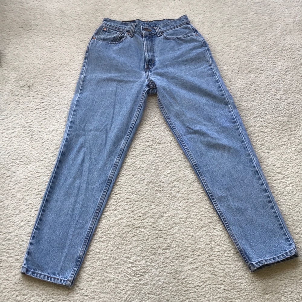 Vintage Levi's 521 Hi Rise Taper Fit Jeans - Picture 3 of 14